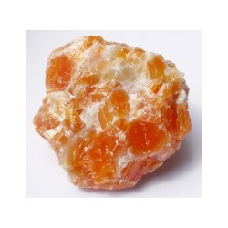 Calcite arancione grezza