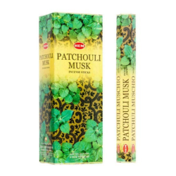 Incenso Hem Patchouli e Muschio