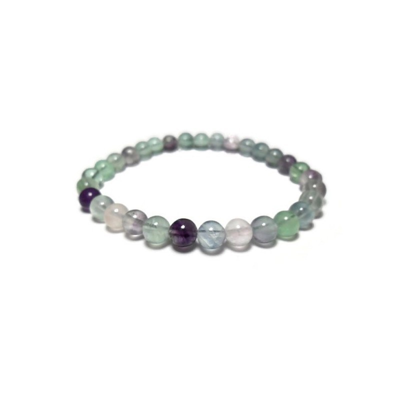 Bracciale in Fluorite 6 mm