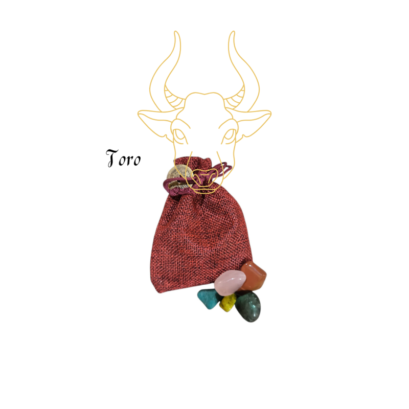 Sacchetto magico Cristalli dei Segni zodiacali - Toro