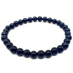 Bracciale in Ossidiana 4 mm