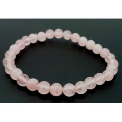 Bracciale in Quarzo Rosa per bambino