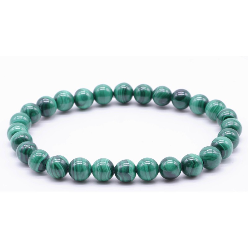 Bracciale in Malachite 6 mm