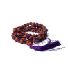 Mala in Legno Sacro Rudraksha ed Ametista