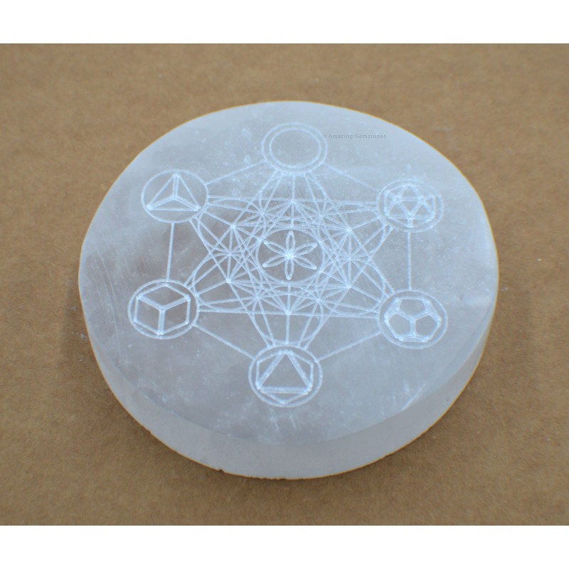 Piatto in Selenite