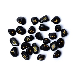 Rune in Agata Nera