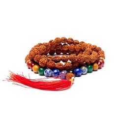 Mala con pietre dei 7 chakra