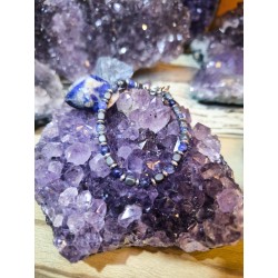 Bracciale Ematite e Sodalite Protezione e Benessere