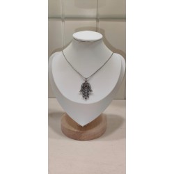 Pendente Mano di Fatima con pietra