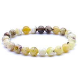 Bracciale in Opale giallo 6 mm