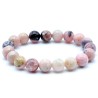 Bracciale in Opale rosa 6 mm