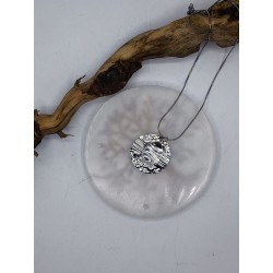 Collana Acciaio Beauty purificazione con Cristallo di rocca