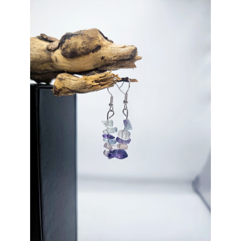 Orecchini Simple Fluorite