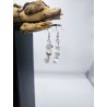 Orecchini Simple Fluorite Howlite