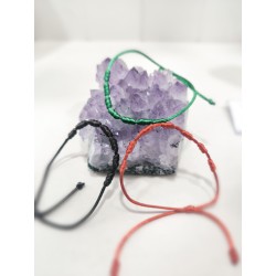Bracciale protezione dei 7 nodi dei desideri verde