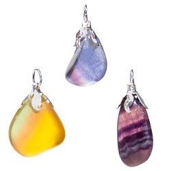 Ciondolo in Fluorite Arcobaleno