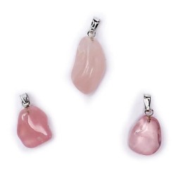 Ciondolo in Quarzo rosa