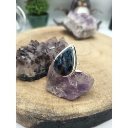 Anello regolabile Pietersite goccia