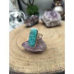 Anello regolabile in Amazzonite