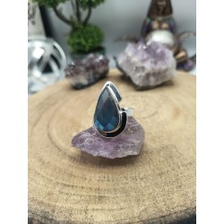 Anello regolabile in Labradorite