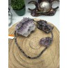 Collana Ossidiana fiocco di neve