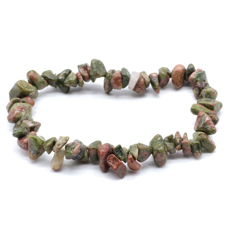 Bracciale Barocco Chips in Unakite