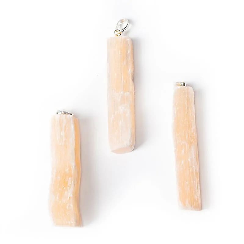 Ciondolo in Selenite Arancione