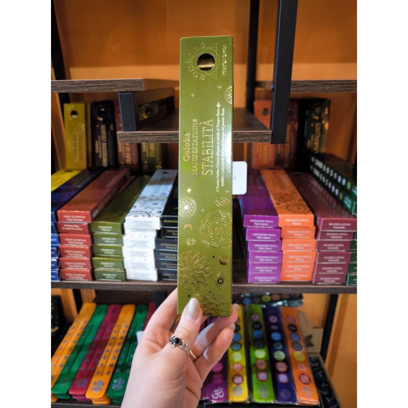 Incenso Stabilità con Diaspro rosso