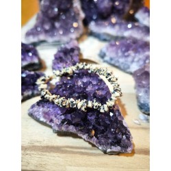 Bracciale Barocco Chips in Diaspro zebrato