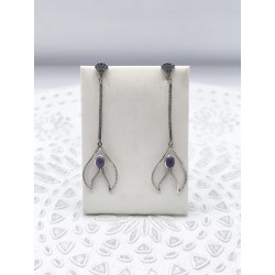 Orecchini Sirena Ametista