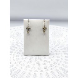 Orecchini sacri in Topazio imperiale