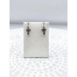 Orecchini sacri in Malachite
