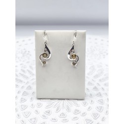 Orecchini Onda in Topazio imperiale