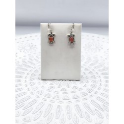 Orecchini Gufo protettore in Corniola