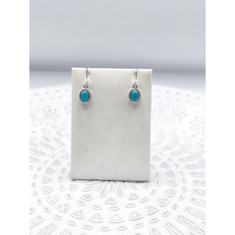 Orecchini Simple in Turchese
