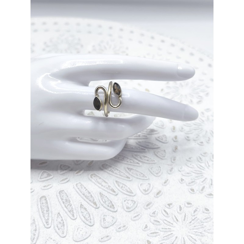 Anello regolabile del Doppio serpente