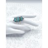 Anello regolabile Triplo Turchese