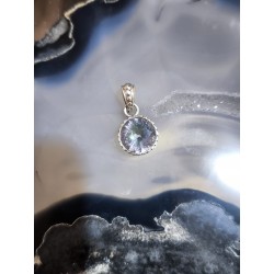 Ciondolo Circle Fluorite