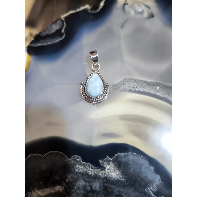 Ciondolo Goccia Larimar