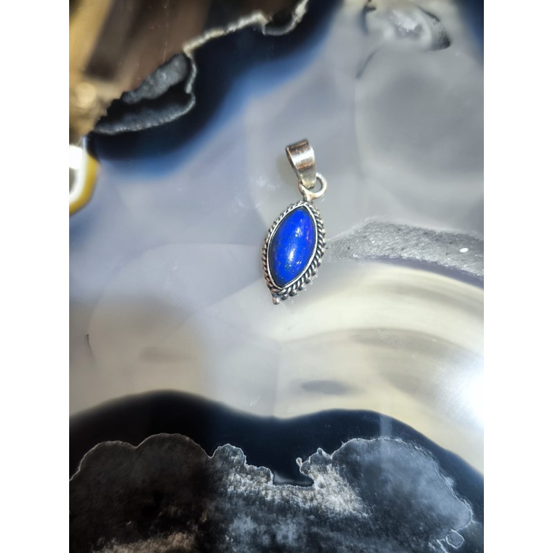 Ciondolo Foglia Lapislazzuli