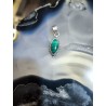 Ciondolo Foglia Malachite