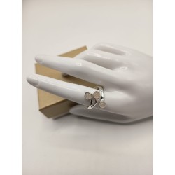 Anello Trio in Quarzo rosa