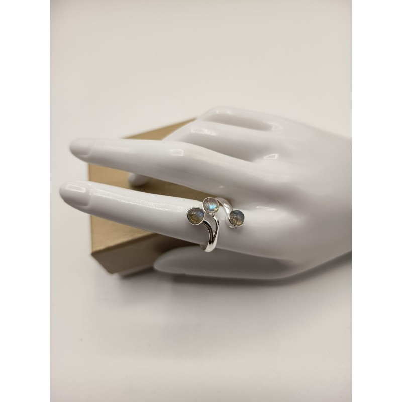 Anello Trio in Labradorite