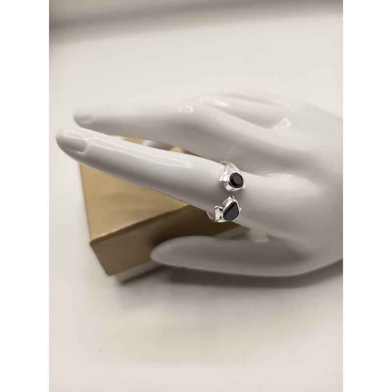 Anello Eleganza in Ossidiana nera