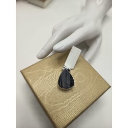 Ciondolo Goccia Tormalina nera