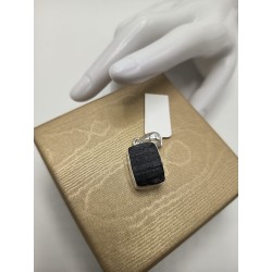 Ciondolo Quadrato Tormalina nera