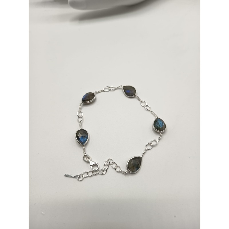 Bracciale Goccia Ossidiana nera