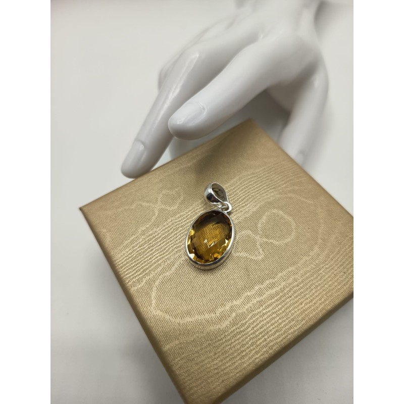 Ciondolo in Citrino sfaccettato