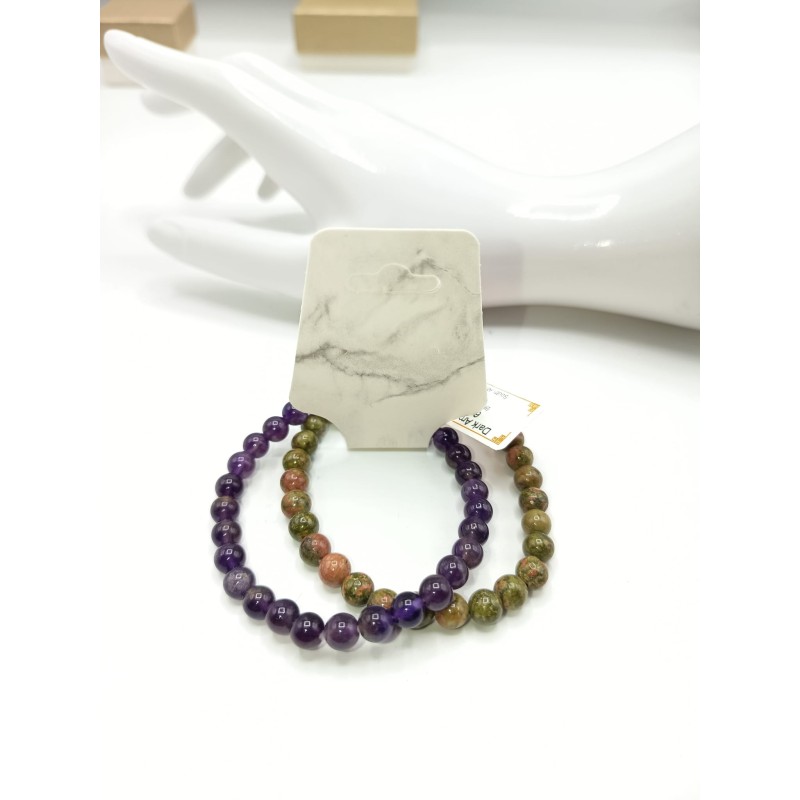 Combo Ametista + Unakite