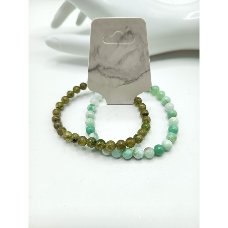 Combo Peridoto + Crisoprasio